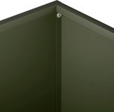 vidaXL Plantenbak - 2 stuks - Olijfgroen - 60 x 60 x 30 cm
