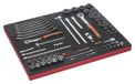 Bahco Foaminlay Fit&Go 3/3 met doppen en toebehoren 1/4" | 1/2" en 3/8" en sleutels - 75-delig - FF1A5032