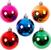 Creativ Company Kerstballen, d: 6 cm, sterke kleuren, 20 assorti