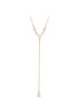 NAEMI Halsketting Rosé-goudkleurig Kristal 42 cm