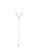 NAEMI Halsketting Rosé-goudkleurig Kristal 42 cm