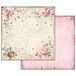 STAMPERIA SBB501 dubbelzijdig papier nest met bloemen en letters, meerkleurig, 31,5 x 30,5 cm