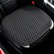 Unyqoos® Coussin de siège auto, 2 pièces, universel, antidérapant, mesh, noir