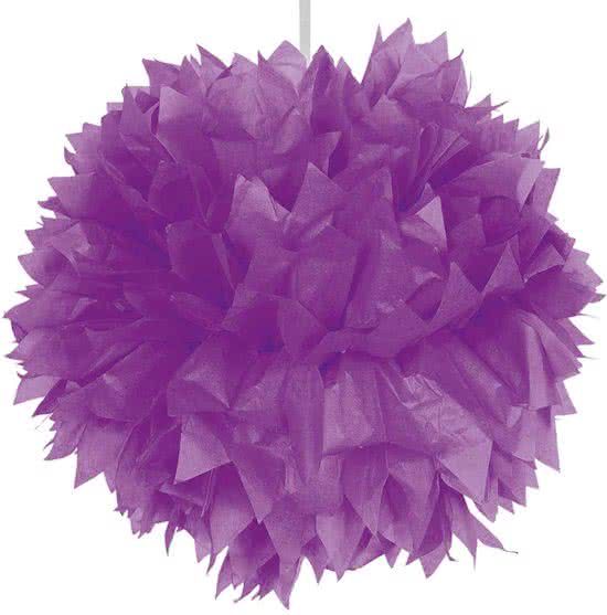Folat Pompom paars 30 cm