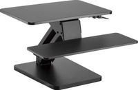 Maclean MC-882 Onderstel voor toetsenbord en monitor of laptop - Zwart