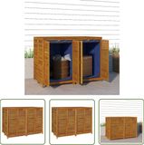 vidaXL - Tuinbox - 140x87x104 cm - massief acaciahout