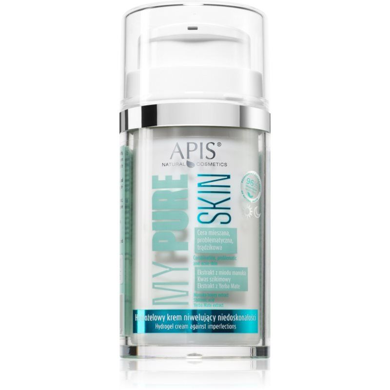 Apis Natural Cosmetics APIS MY PURE SKIN HYDROŻELOWY KREM NIWELUJĄCY NIEDOSKONAŁOŚCI 50ML
