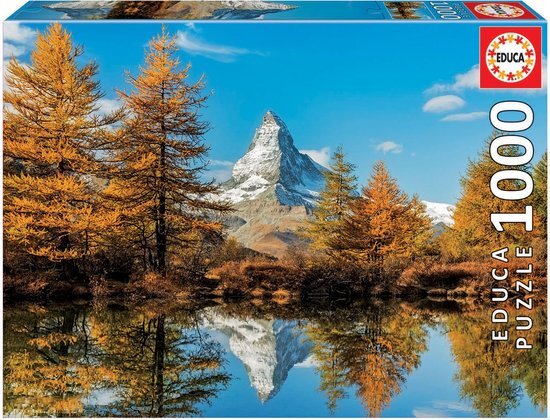 Educa Matterhorn mountain in Autumn - 1000