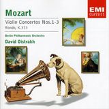 Mozart Emi Classics Mozart* - Berlin Philharmonic Orchestra*, David Oistrakh* – Violin Concertos Nos. 1-3 · Rondo, K.373