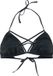 Gothicana by EMP Gothicana zwarte mix and match bikinitop met decoratieve bandjes aan de voorkant - Dames - XL