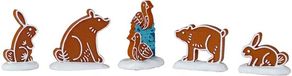 Lemax Gingerbread Animals - Set van 5