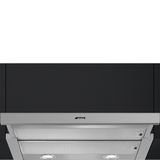 Smeg KSET666XE - Hotte semi-encastrable - 647 m³/h - Argent