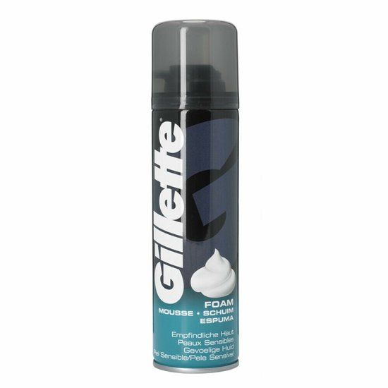 Gillette Scheerschuim - Gevoelige Huid - 6 x 200 ml - Voordeelverpakking