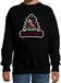 Bellatio Decorations Dieren kersttrui paard zwart kinderen - Foute paarden kerstsweater jongen/ meisjes - Kerst outfit dieren liefhebber 152/164