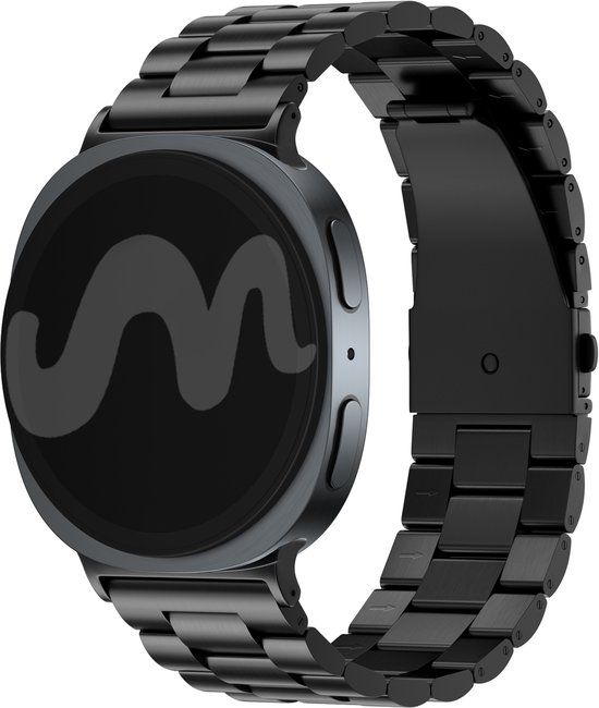imoshion Stalen bandje voor de Samsung Galaxy Watch 9 (40/44mm) / Watch 8 (40/44mm) / Classic (46mm) - Zwart