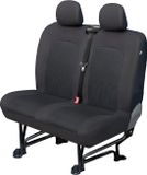 CarPassion Autostoelhoes - Zwart - Tweepersoons