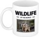 Bellatio Decorations Wolf Dieren foto mok - 300 ml - wildlife of the world - cadeau beker / mok Wolven liefhebber