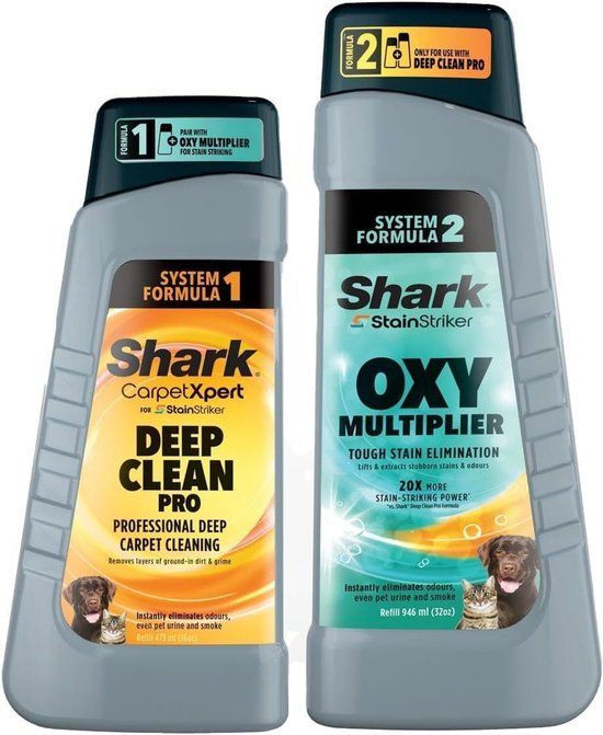 Shark Schoonmaakmiddel Set - Geschikt voor PX200EUT Vlekkenreiniger StainStriker - XSKBSBND200EUT