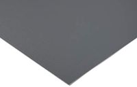 Kunststof plaat, grijs, 1000 mm x 500 mm x 9 mm, 2 stuks