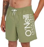 O'Neill Original Cal 16 Short de bain Hommes - Taille S - Vert/Blanc