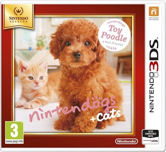 Nintendo Nintendogs and Cats 3D: Toy Poodle (Selects) /3DS