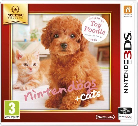 Nintendo Nintendogs and Cats 3D: Toy Poodle / 3DS / Unisex