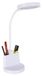 STRÜHM Lampe de bureau avec éclairage LED, dimmable et avec interrupteur tactile, blanc, LABOR Ideus 03823