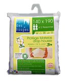 Nuit des Vosges Matrasbeschermer, biologisch fleece, 100% katoen, wit, 140 x 190 cm