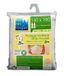 Nuit des Vosges Matrasbeschermer, biologisch fleece, 100% katoen, wit, 140 x 190 cm