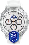 Samsung Galaxy Watch8 Classic - Montre connectée - 46mm - Blanc + 1 an de garantie supplémentaire