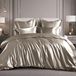 Luxe Satins Ensemble de literie, 220 x 240 cm - Couleur taupe