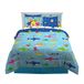 Franco Kinderbeddengoed, superzachte dekbed- en lakenset met kussensloop, 7-delig, volledige grootte, Baby Shark