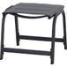 Siena Garden Tesoro kruk, padded aluminium mat antraciet, Ranotex®-stof royal-grey