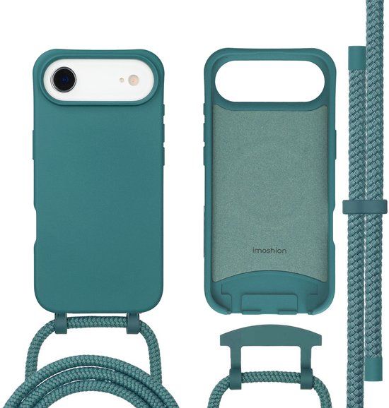 imoshion Color Backcover met afneembaar koord met MagSafe voor de Apple iPhone Air - Donkergroen
