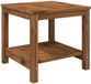 vidaXL Table basse Naturel 48,5 x 49 x 45 cm Acacia massif