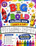 Big and Bold Coloring Book for Kids Ages 2-6