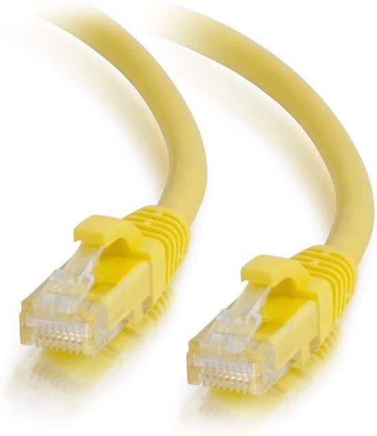 Cables To Go C2G 0.5m Cat6 Booted Unshielded UTP netwerkpatchkabel - geel