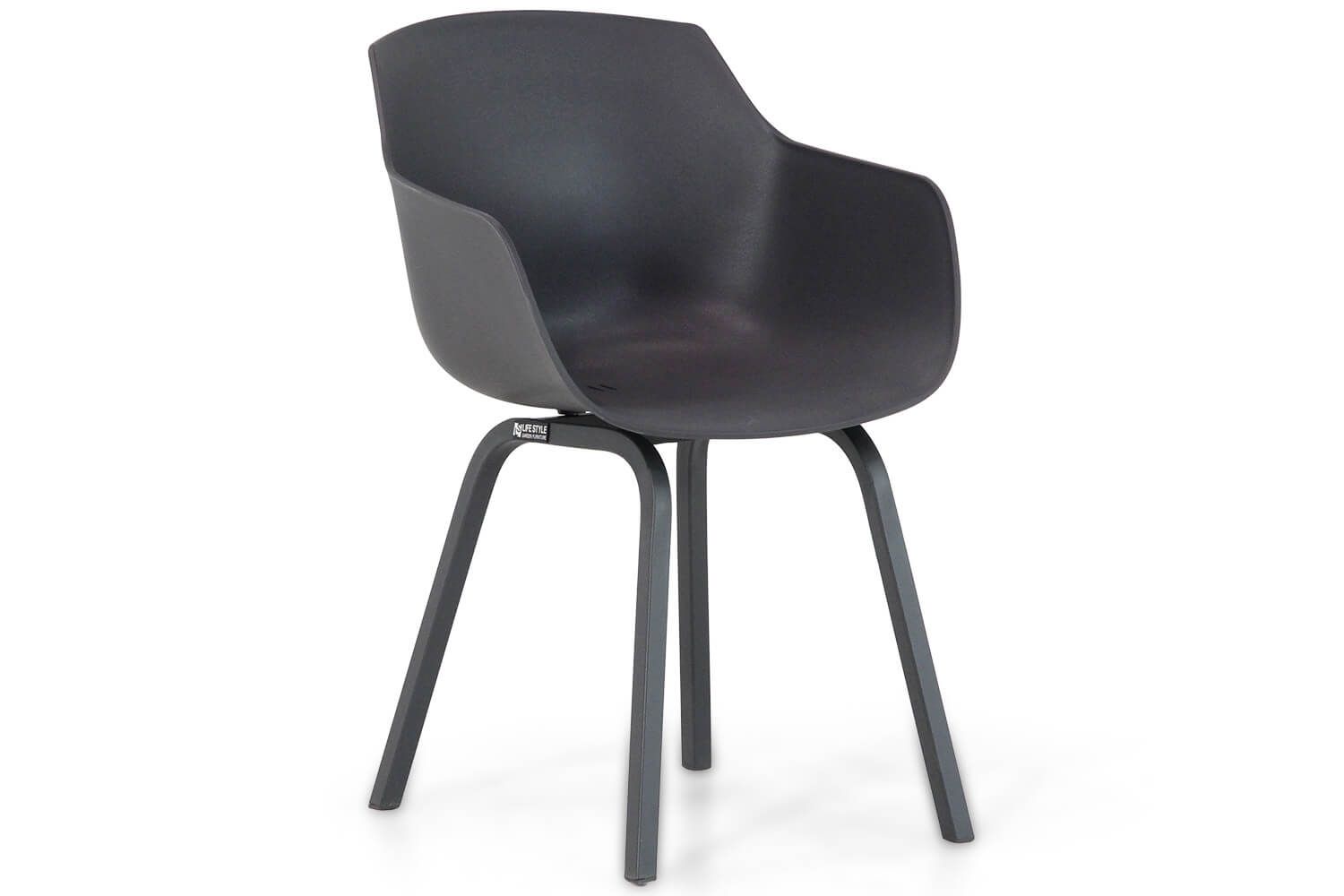 Lifestyle Garden Furniture Salina Dining Chair Anthracite