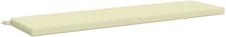 vidaXL Bankkussen SOEST 100% Polyester Crèmekleurig 140 x 40 x 5 cm