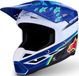 Alpinestars S-M3 Falcon Jeugd motocrosshelm Blauw/wit/zwart Maat L
