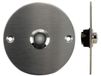 Velleman Perel Deurbel rond, ø75, RVS/mat zwart | Velleman DBB4
