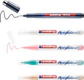 edding Manga Creative Set - manga tekenen voor beginners op veel verschillende ondergronden - 1x 1800 profipen zwart - 4x 5300 acryl stiften - 6x blanco kaarten - 3x templates - 1x stap-voor-stap uitleg - all-in-one set