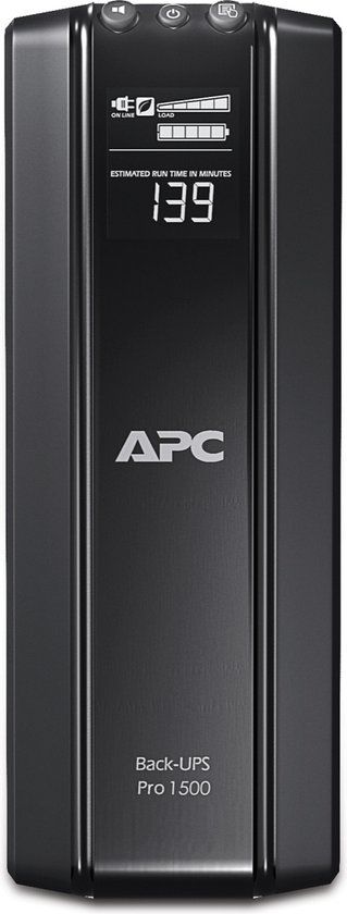APC Back-UPS PRO BR1500G-FR - Noodstroomvoeding - 1500VA - 6x penaarde - USB