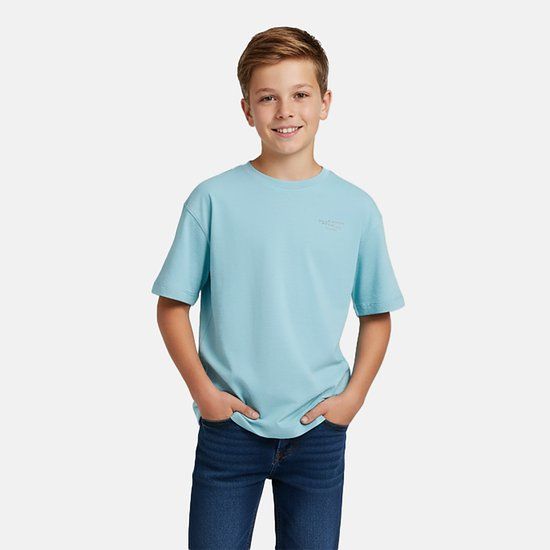 Cars Jeans T-shirt Keyno jr. Jongens Blauw Katoen Ronde hals - Maat 116