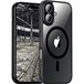 JT Berlin Pankow Hybrid MS Hoes compatibel met Apple iPhone 16 Plus zwart/transparant