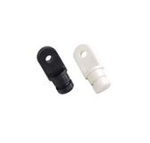 RECMAR Buis stopper met oog 19 mm kleur wit (GS72227)