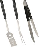 Trendo BBQ Gereedschap Set 3-Delig RVS - Met BBQ Handschoen The Grillfather - Vaderdag Cadeau
