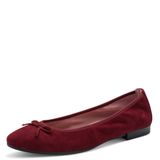 Tamaris Dames Ballerina 1-22116-41 Merlot Suede 39 EU