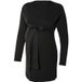 ESMARA Pull de maternité côtelé pour femme avec fentes latérales (Noir, L(44/46))