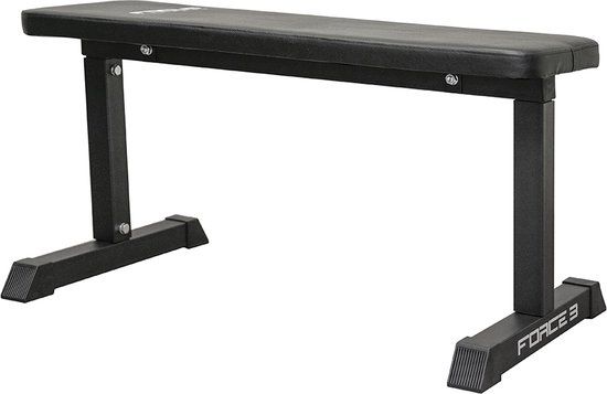 Focus Fitness Force 3 Trainingsbank - Zwart - Verstelbaar